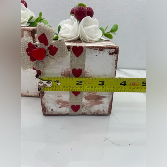 Valentine's Day Wooden Gifts, Valentine's Day Tiered Tray Decor - Picture 9 of 14